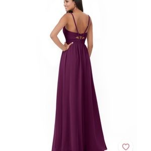 Azazie Rowena Raspberry Dress